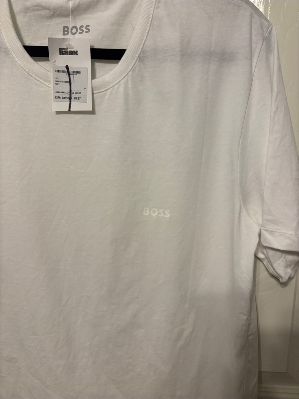 BOSS by Hugo Boss Cotton Logo T Shirt - Picture 2 of 6